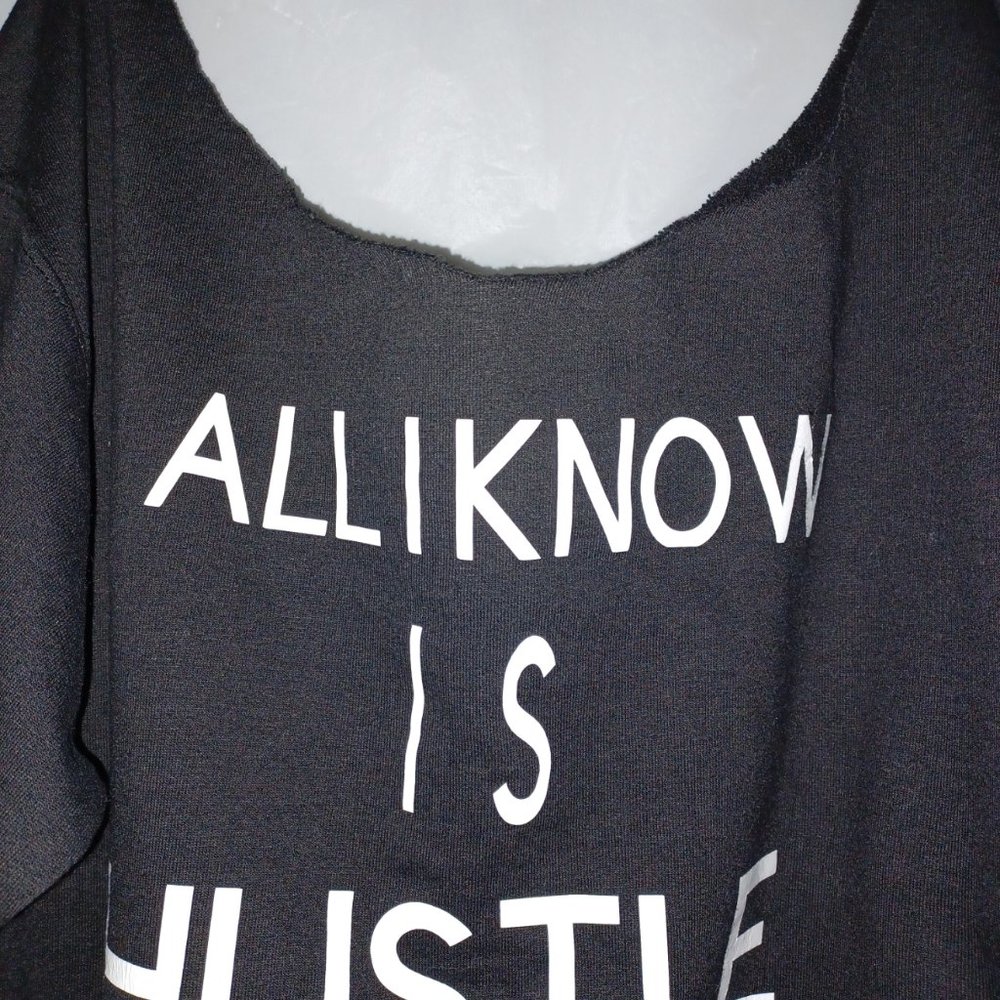 CHAMPION CUSTOMIZED WOMEN'S ALL I KNOW IS HUSTLE SWEATSHIRT - Picture 7 of 12